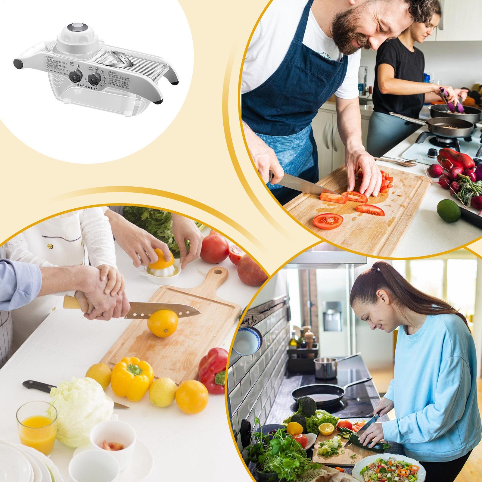 Meal Prep Restaurant - Slicer für die Küche, Kartoffelschneider, fünf