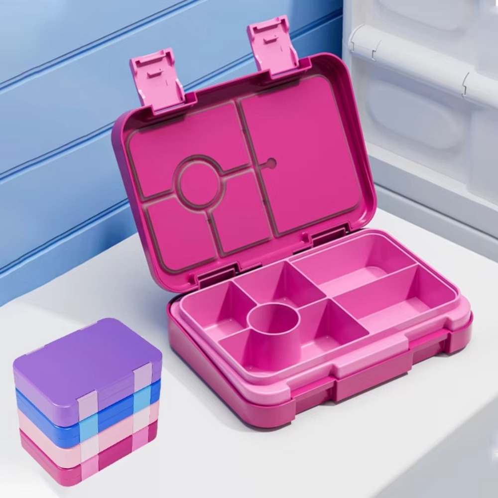 Meal Prep Lunch - Einschichtige 810-ml-Lunchbox, Zwischenschicht, geteilter Mikrowellenherd, Bento-Box,
