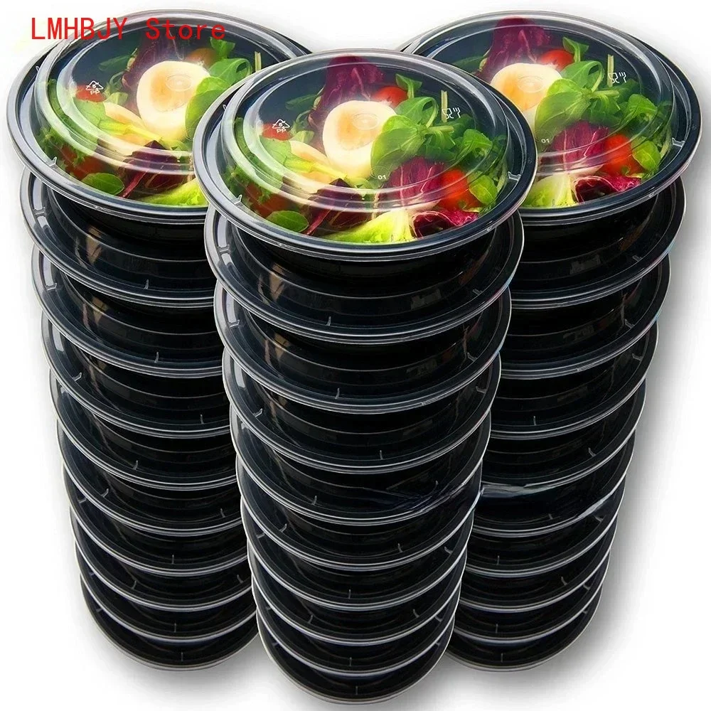 Meal Prep Freezer - Meal Prep-Behälter, Kunststoff-Lebensmittelbehälter mit Deckel, tragbare