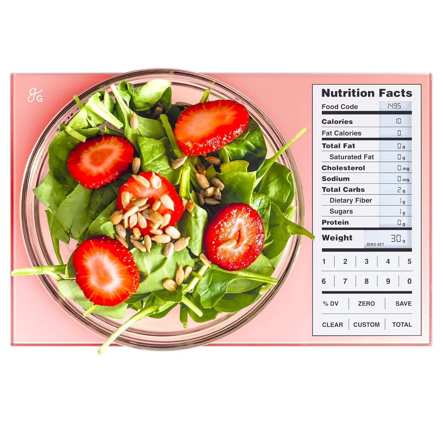 Meal Prep For Weight Loss - Küchenwaage aus Edelstahl mit Präzisem Makro-Kalorien-Tracking