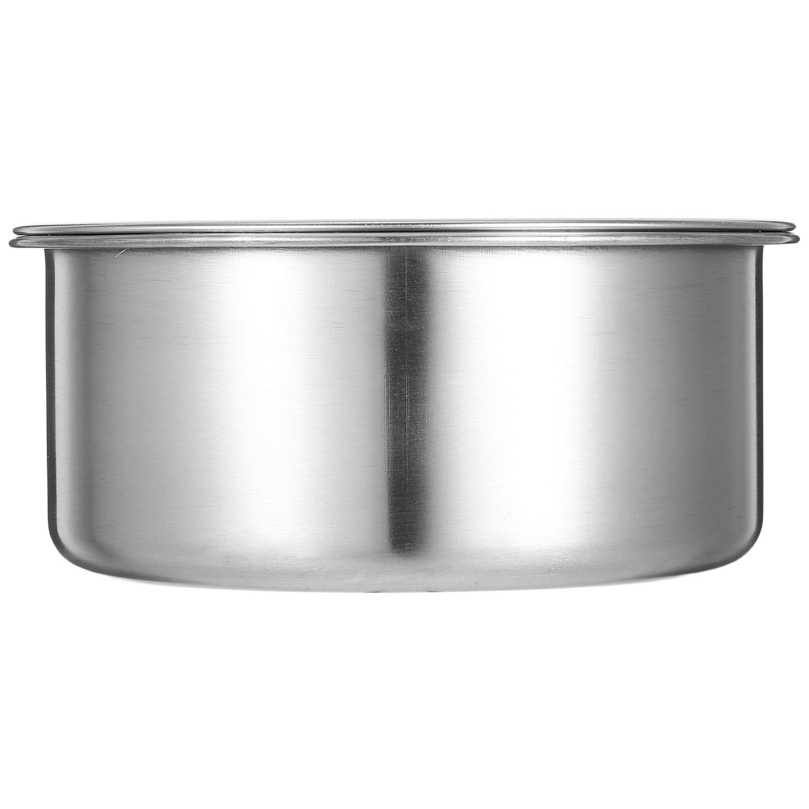 Meal Prep Restaurant - Edelstahl-Eierdämpfschale 14 cm mit Deckel, Mehrzweck-Lebensmittelbehälter