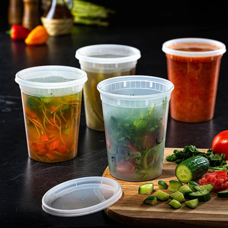 Meal Prep Freezer - Lebensmittel vorrats behälter mit Deckel Gefrier