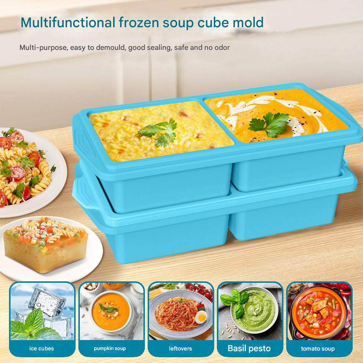 Große Silikon-Eiswürfelform mi – Meal Prep Freezer Bewertung und Preis