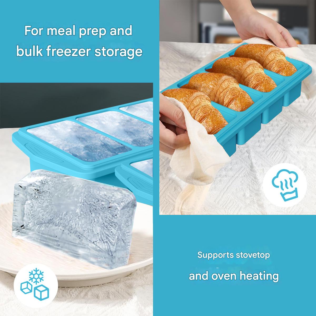Große Silikon-Eiswürfelform mi – Meal Prep Freezer Bewertung und Preis