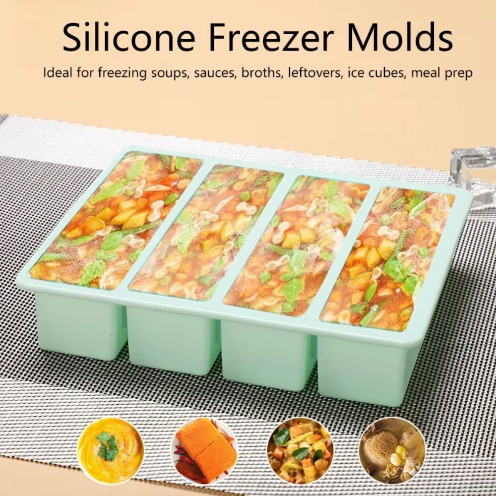 Neue 4-Gitter-Riesenaufbewahru – Meal Prep Freezer Bewertung und Preis