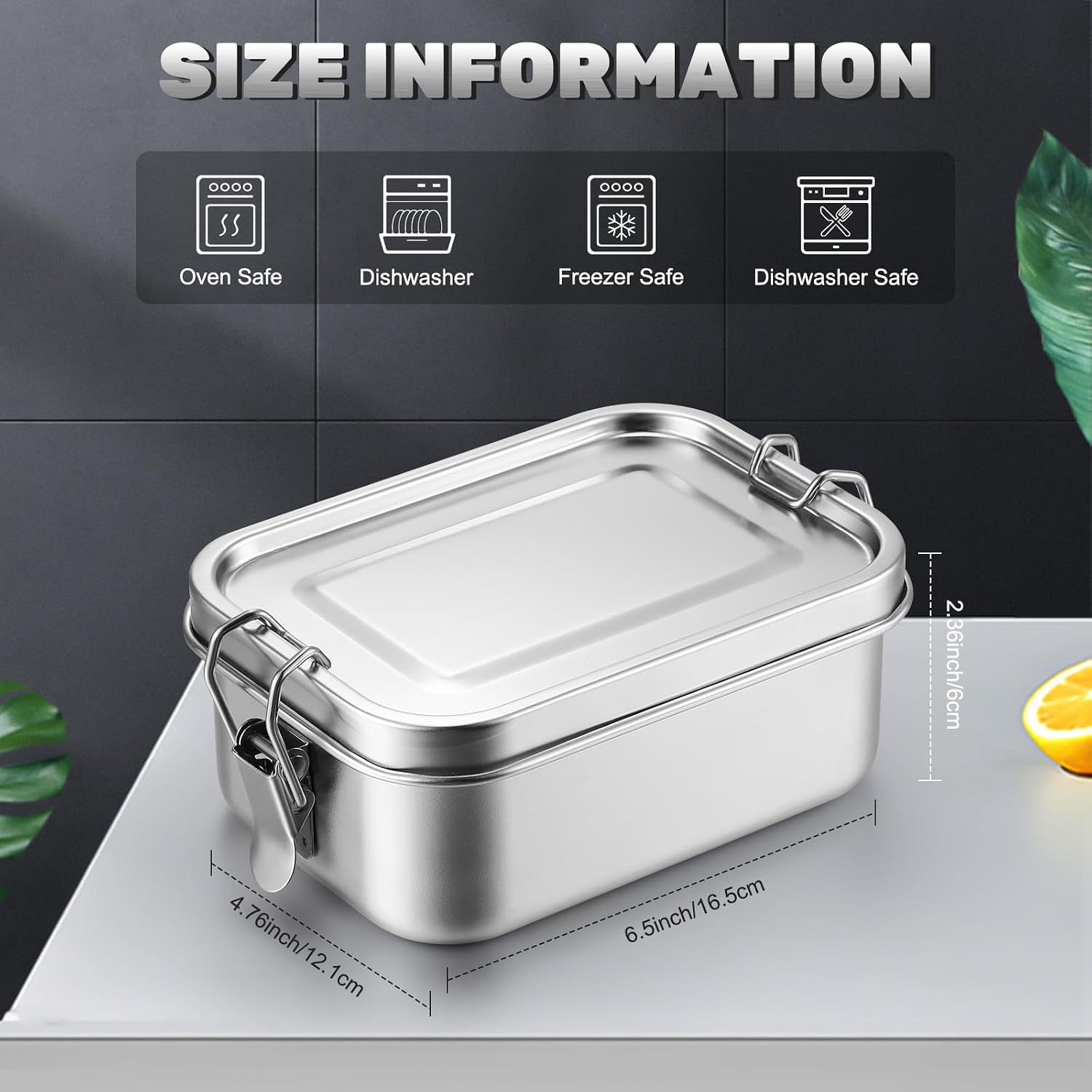 Edelstahl-Lebensmittelbehälter – Meal Prep Lunch Bewertung und Preis