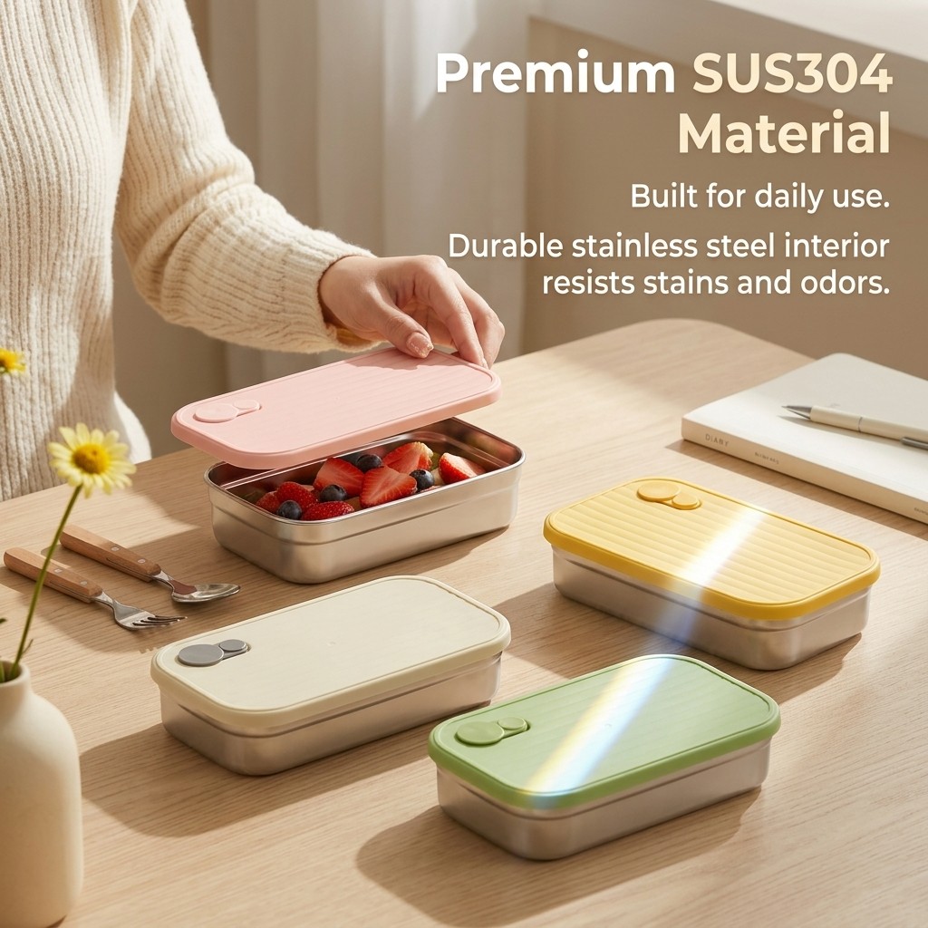 Edelstahl Bento-Box Metall-Lun – Meal Prep Lunch Bewertung und Preis