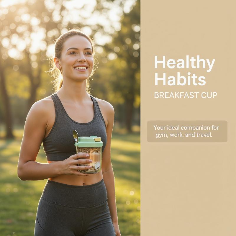 Frühstücksbecher, tragbarer Be – Meal Prep Yogurt Containers Bewertung und Preis