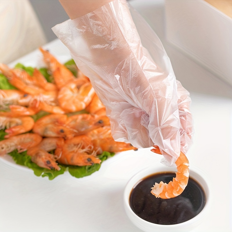 100 Stück Einweg-Plastikhandsc – Meal Prep Restaurant Bewertung und Preis