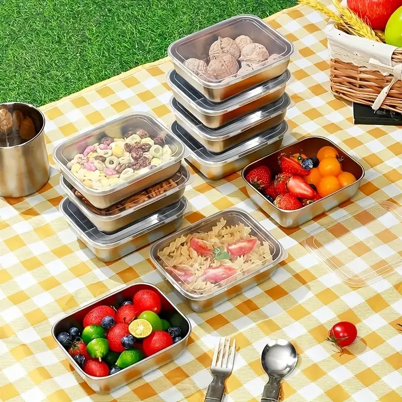 5-teiliges Edelstahl-Lebensmit – Meal Prep Ideas Bewertung und Preis