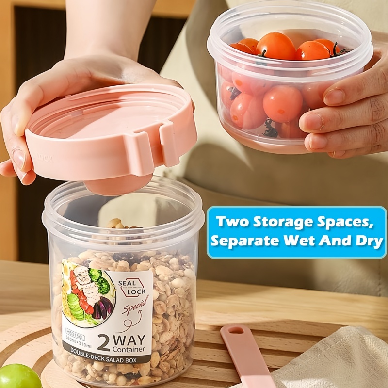 Tragbarer Salatbecher, doppelt – Meal Prep Yogurt Containers Bewertung und Preis