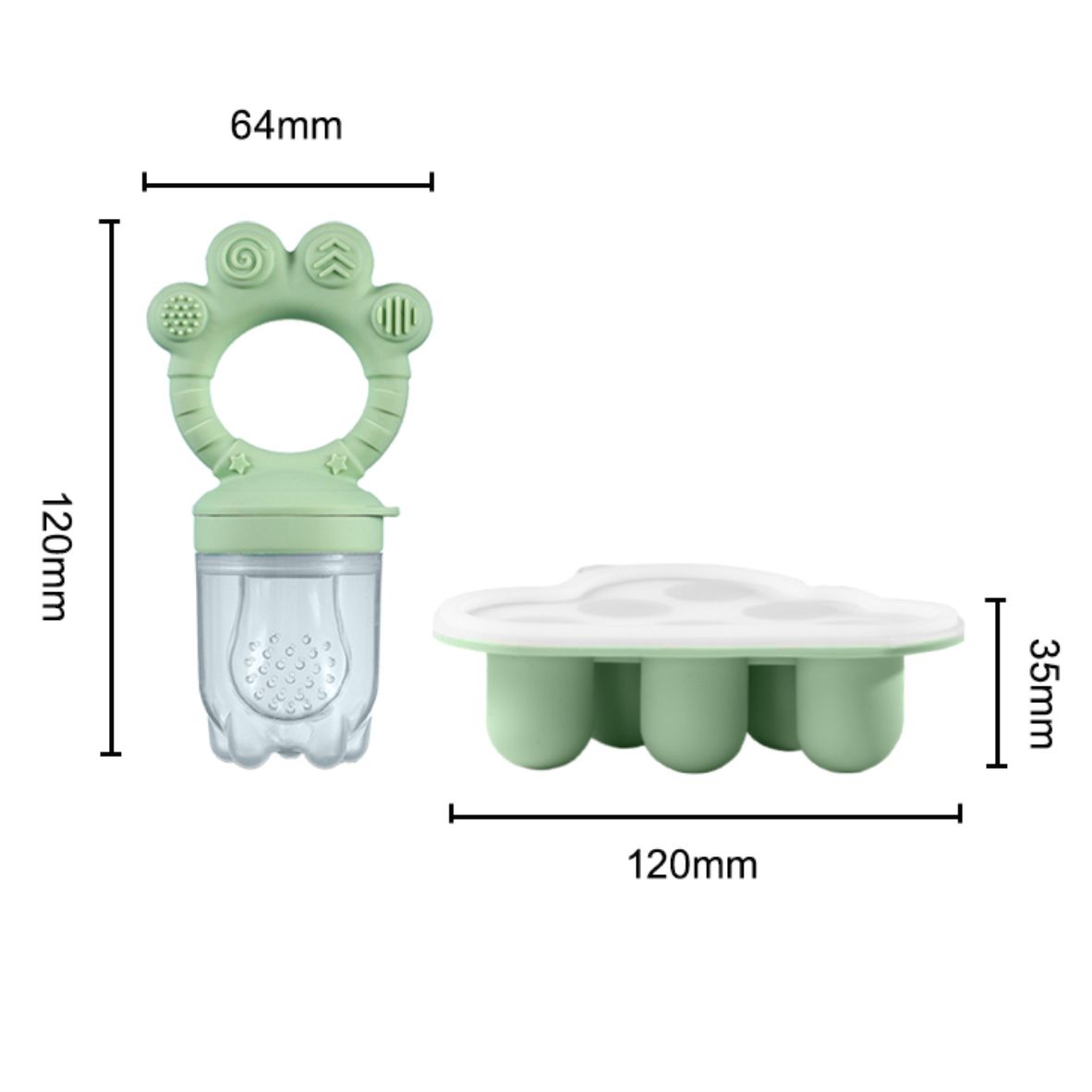 Baby-Frucht-Fütterungsgerät &  – Meal Prep Freezer Bewertung und Preis