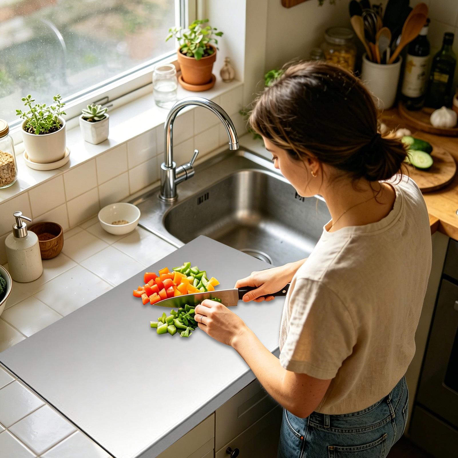 Edelstahl-Küchen-Schneidebrett – Meal Prep Restaurant Bewertung und Preis