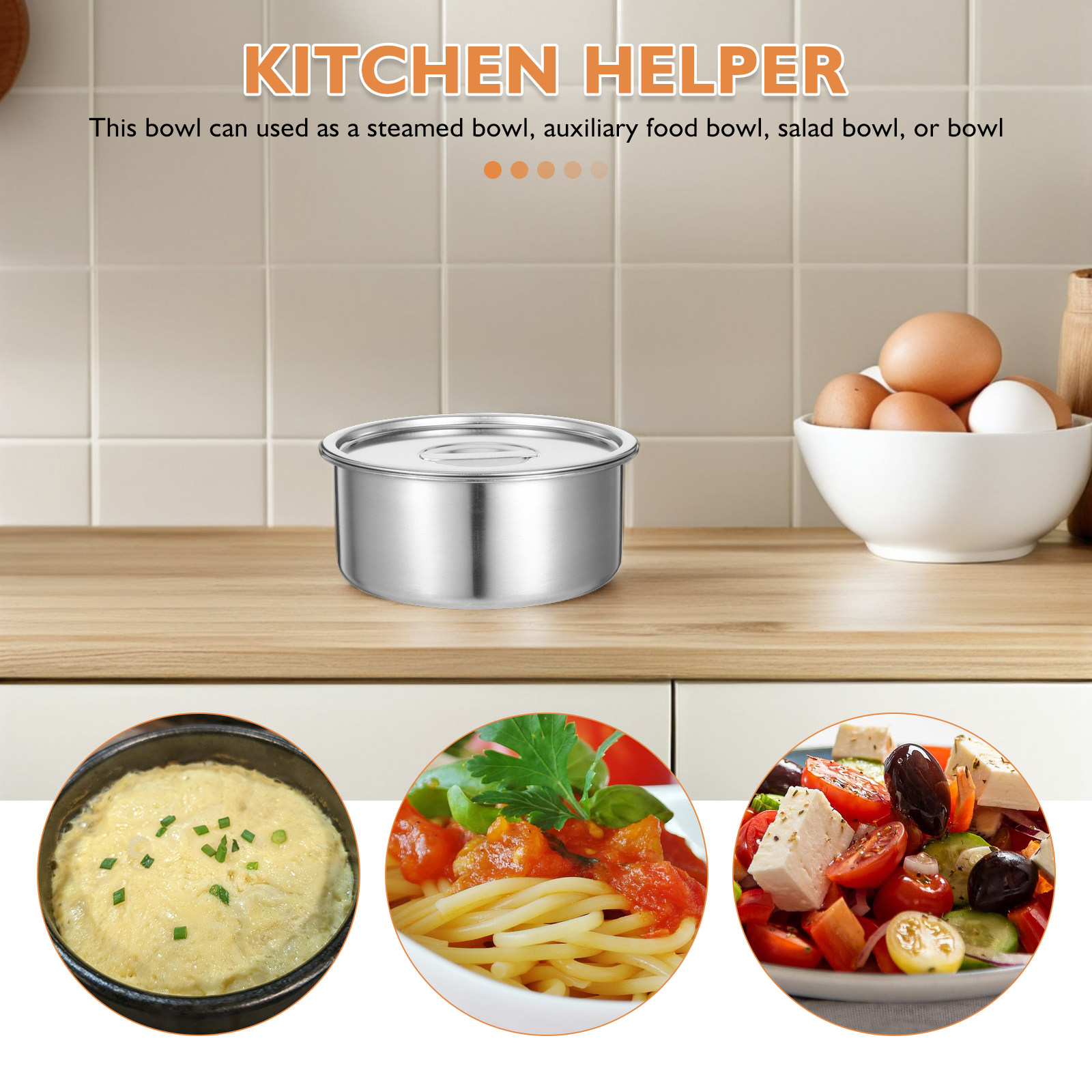 Edelstahl-Eierdämpfschale 14 c – Meal Prep Restaurant Bewertung und Preis