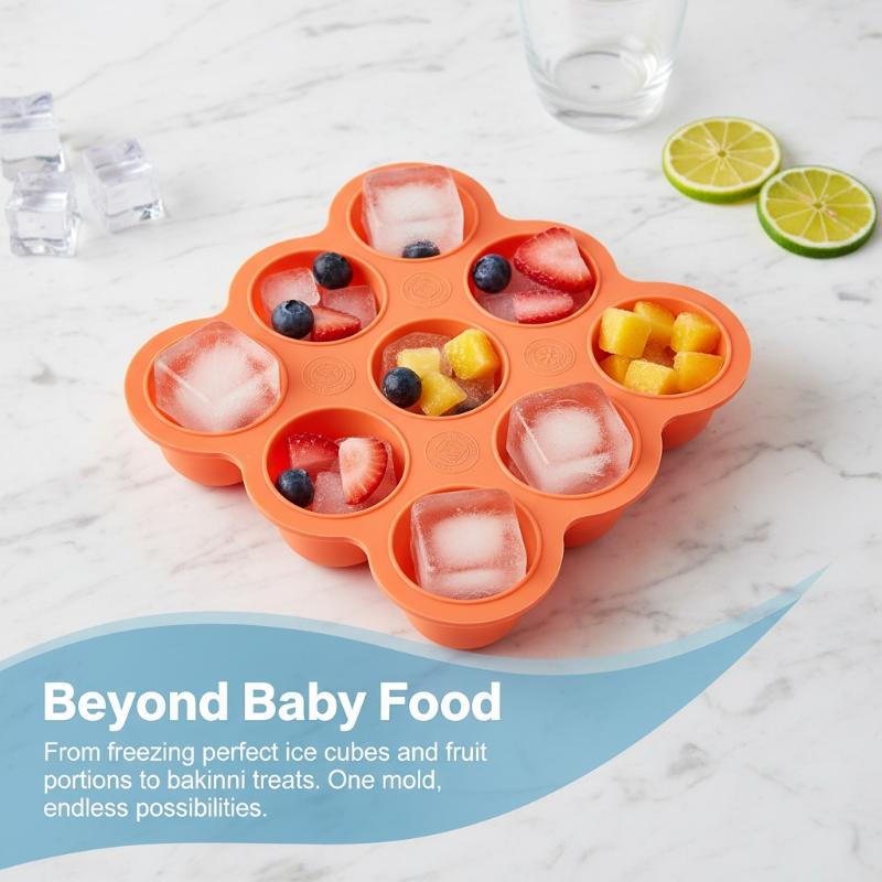 Baby-Nahrung Silikonbehälter 9 – Meal Prep Freezer Bewertung und Preis