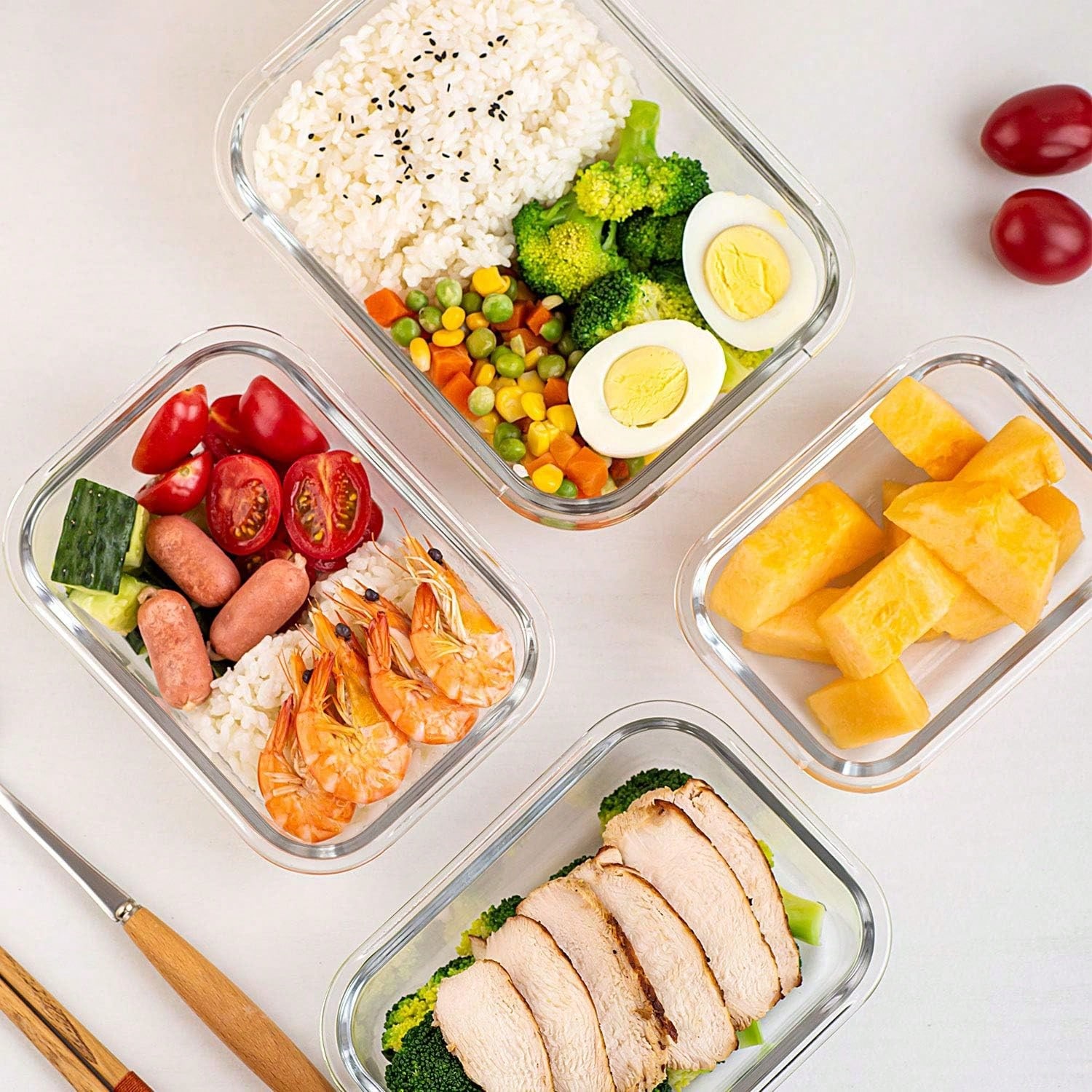 10er-Pack Glas-Mahlzeitbehälte – Meal Prep Lunch Bewertung und Preis