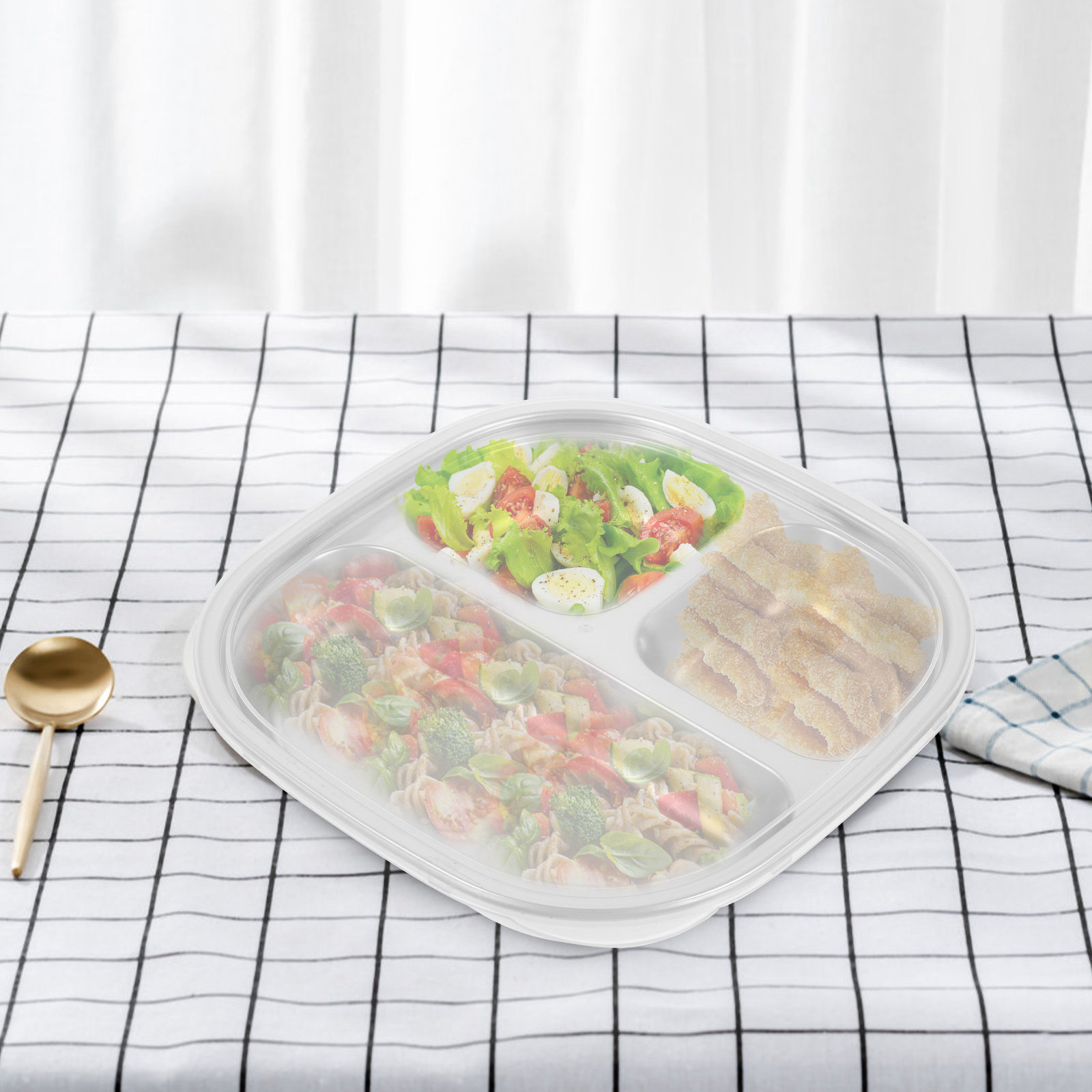 304 Edelstahl-Teller mit mehre – Meal Prep Restaurant Bewertung und Preis