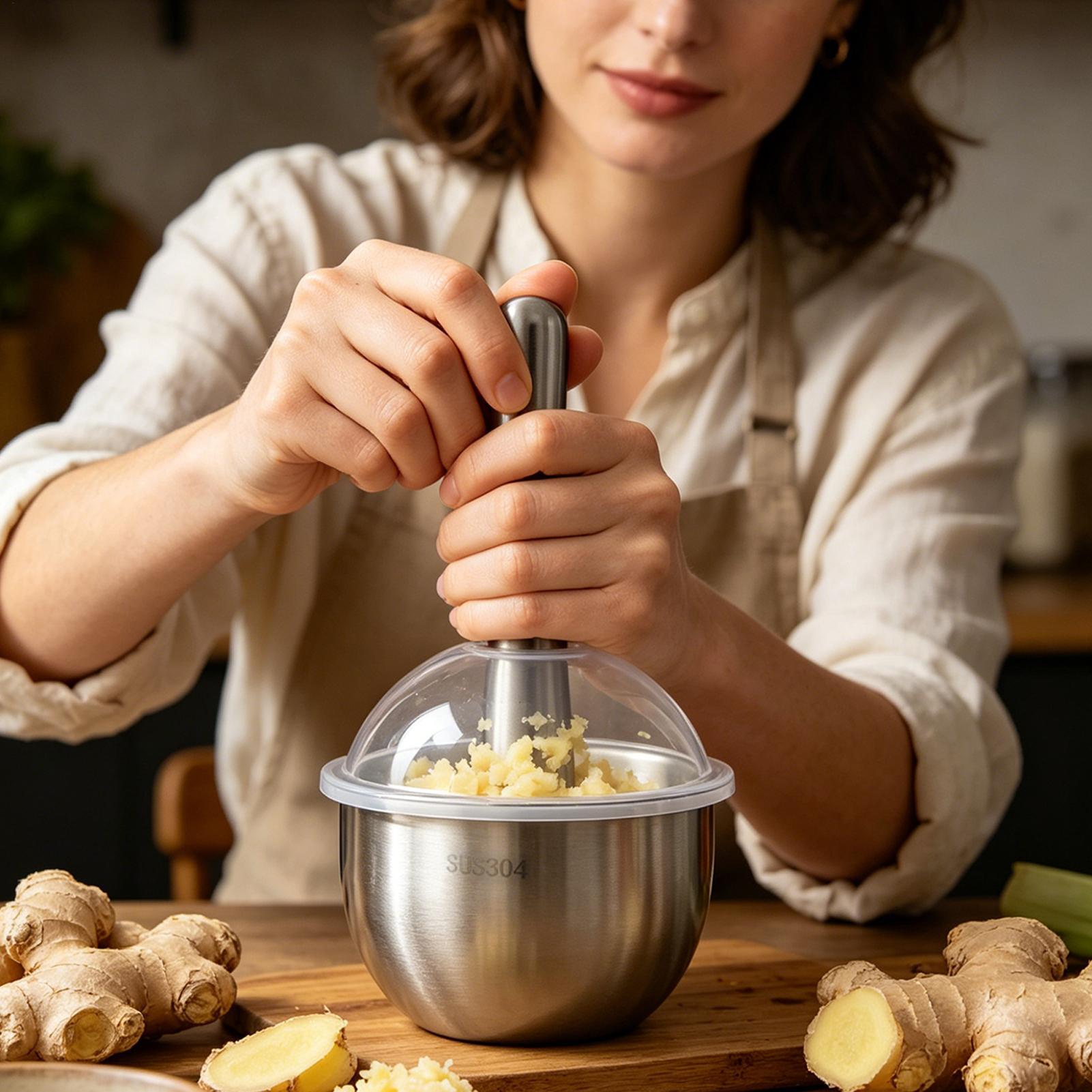Knoblauchzerkleinerer, manuell – Meal Prep Restaurant Bewertung und Preis