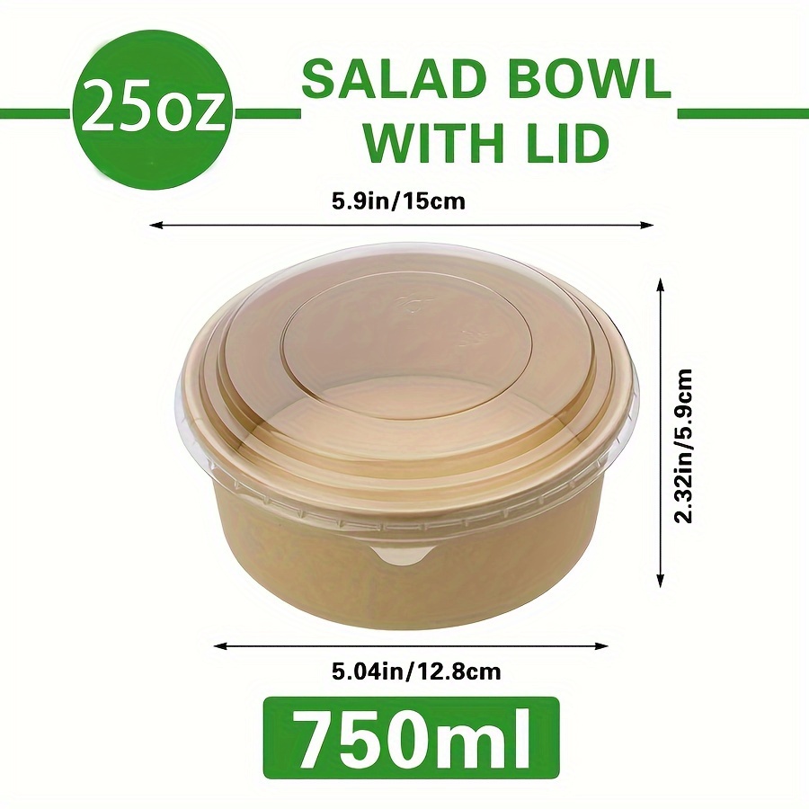 25 Unzen/750 ml 25/50er-Pack P – Meal Prep Lunch Bewertung und Preis