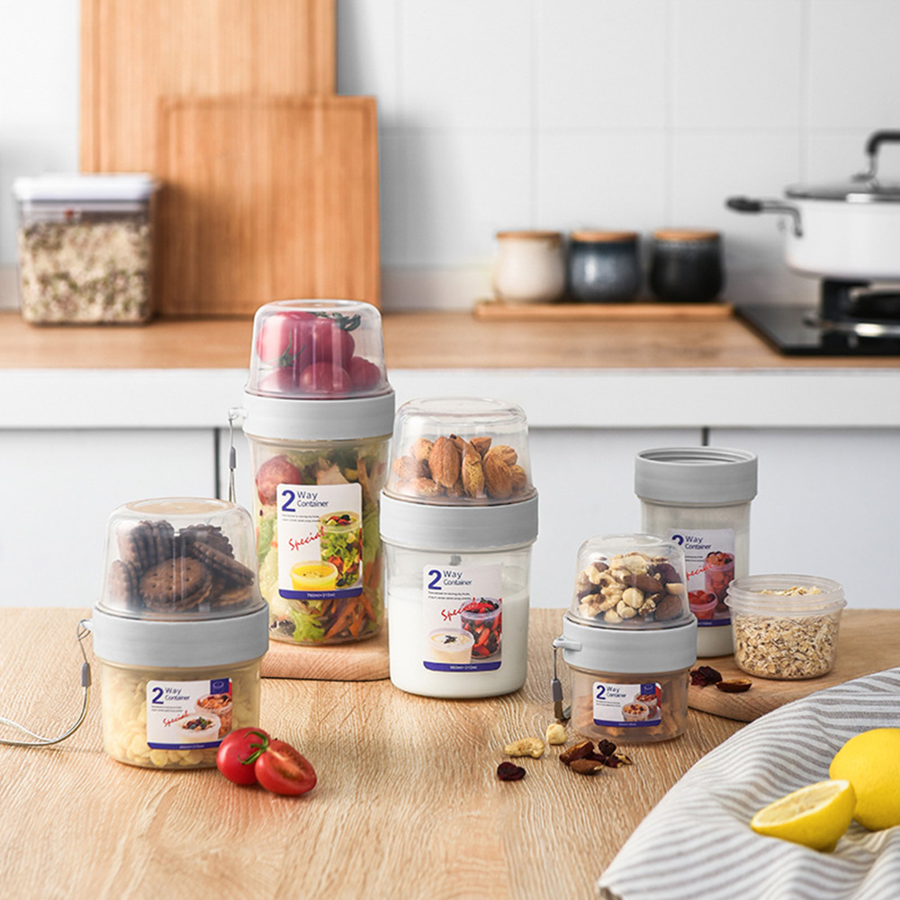 2 schicht Joghurt Salat Versie – Meal Prep Yogurt Containers Bewertung und Preis