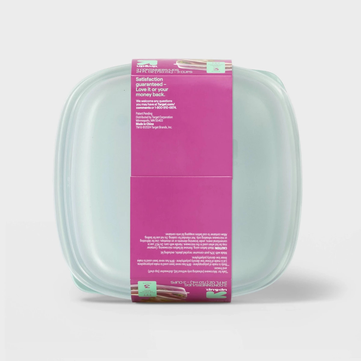 2026 Neu 3er-Pack 24oz Quadrat – Meal Prep Freezer Bewertung und Preis